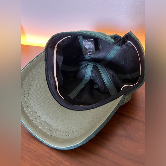 Rag and Bone forest green cap - Picture 3 of 5